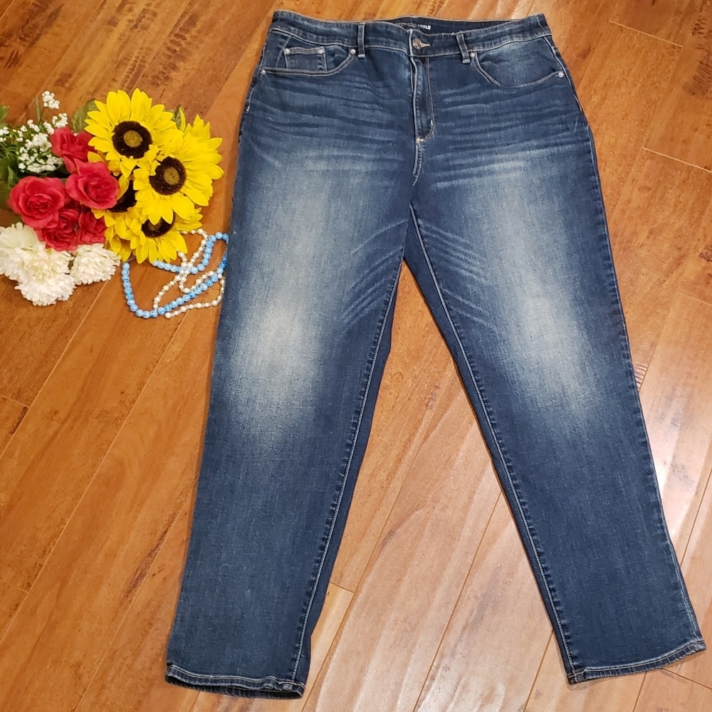 Chico's Boyfriend Ankle Jean's Size 12R.